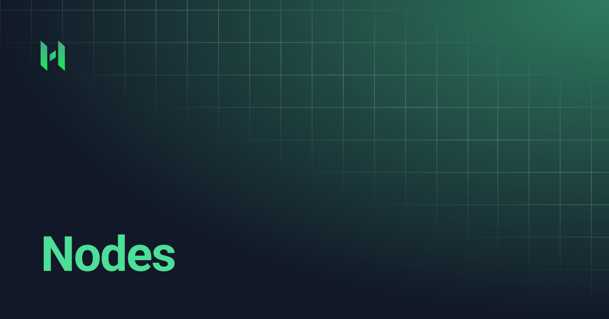 Nodes | Hashed Docs