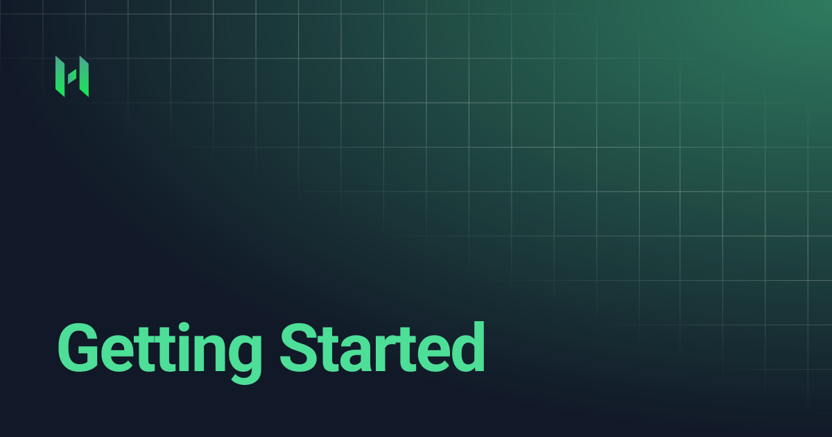 Getting Started | Hashed Docs